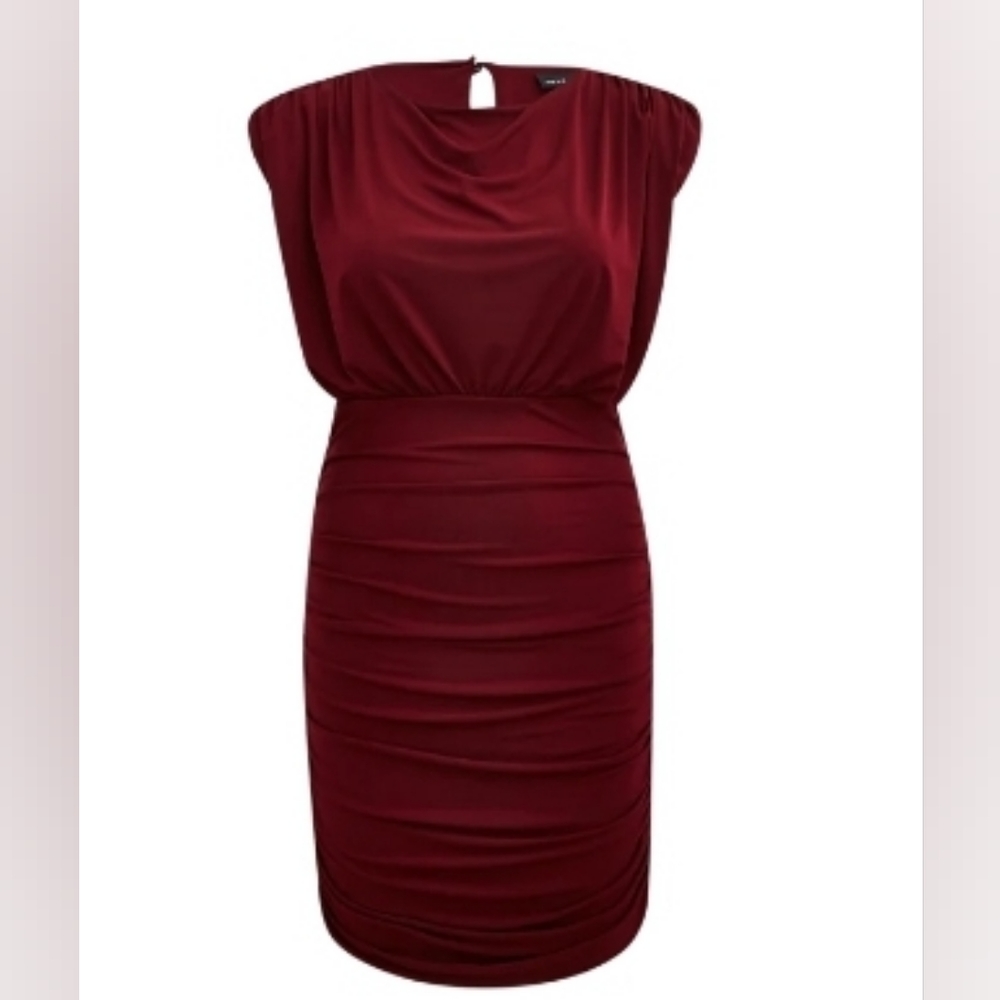 NWT Torrid Ruched Boatneck Midi Dress